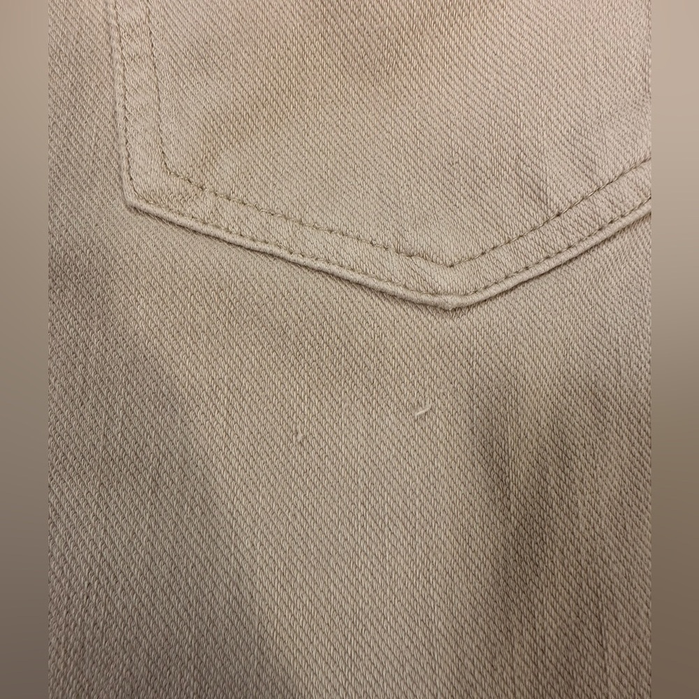 Coldwater Creek Pants Size 14 Light Beige Pull on Wide Elastic Waistband - Picture 13 of 15